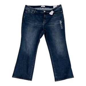 NWT, Lane Bryant Signature Fit Boot Jeans, Mid-rise, W:23”, I:30”, L:43”, RT $89